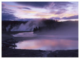 Steaming Hot Springs, Midway Geyser Basin, Yellowstone National Park, Wyoming-Paper Art-50,,X38,,