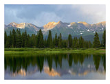 West Needle Mountains Reflected In Molas Lake, Weminuche Wilderness, Colorado-Paper Art-26,,X20,,