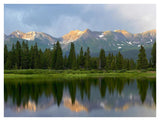 West Needle Mountains Reflected In Molas Lake, Weminuche Wilderness, Colorado-Paper Art-42,,X32,,
