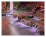 Mooney Falls Cascading Into Havasu Creek, Grand Canyon National Park, Arizona-Paper Art-30,,X24,,