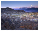 Full Moon Rising Over Zabriskie Point, Death Valley National Park, California-Paper Art-18,,X14,,