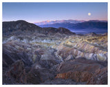 Full Moon Rising Over Zabriskie Point, Death Valley National Park, California-Paper Art-50,,X38,,