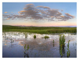 Reflection Of Clouds In The Water, Arapaho National Wildlife Refuge, Colorado-Paper Art-18,,X14,,