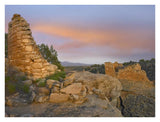 Stronghold House With Sleeping Ute Mountain, Hovenweep National Monument, Utah-Paper Art-34,,X26,,