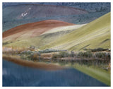 Painted Hills Reflected In Water, John Day Fossil Beds National Monument, Oregon-Paper Art-50,,X38,,