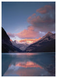 Alpenglow, Lake Louise And Victoria Glacier, Banff National Park, Alberta, Canada-Paper Art-38,,X50,,