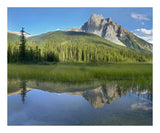 Mt Burgess Reflected In Emerald Lake, Yoho National Park, British Columbia, Canada-Paper Art-22,,X18,,