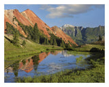 Red Mountain Gets Its Color From Iron Ore In The Rock, Gray Copper Gulch, Colorado-Paper Art-26,,X20,,