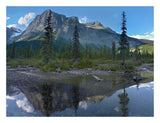 Michael Peak Reflection, Emerald Lake, Yoho National Park, British Columbia, Canada-Paper Art-26,,X20,,