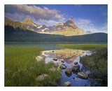 Howse Peak And Mount Chephren, Waterfowl Lake, Banff National Park, Alberta, Canada-Paper Art-26,,X22,,