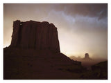 Sandstorm, Elephant Butte At North Window, Monument Valley Navajo Tribal Park, Arizona-Paper Art-18,,X14,,