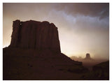 Sandstorm, Elephant Butte At North Window, Monument Valley Navajo Tribal Park, Arizona-Paper Art-42,,X32,,