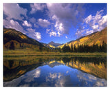 Haystack Mountain Reflected In Beaver Pond, Maroon Bells, Snowmass Wilderness, Colorado-Paper Art-37,,X30,,