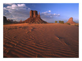 The East And West Mittens Surrounded By Rippled Sand, Monument Valley Navajo Tribal Park, Arizona-Paper Art-26,,X20,,