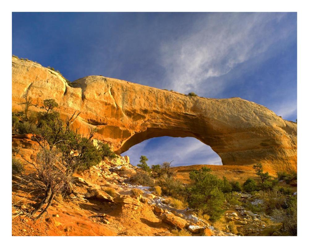 Wilson Arch With A Span Of 91 Feet And Height Of 46 Feet, Made Of Entrada Sandstone, Utah-Paper Art-26,,X22,,