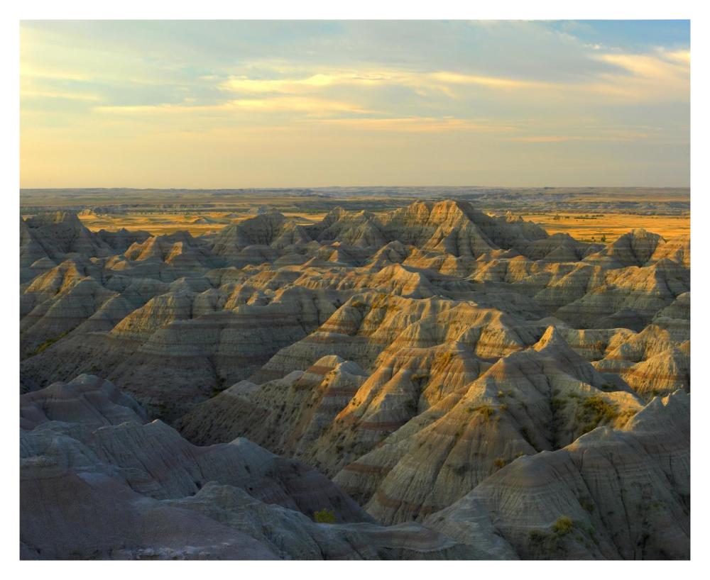White River Overlook, Badlands National Park, South Dakota-Paper Art-37,,X30,,