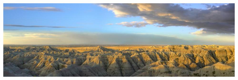 White River Overlook, Badlands National Park, South Dakota-Paper Art-74,,X26,,
