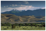750 Foot Tall Sand Dunes Rise Against The Sangre De Cristo Mountains, Great Sand Dunes National Monument, Colorado-Paper Art-62,