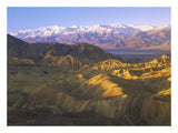 Looking At Panamint Range Over The Furnace Creek Playa From Zabriskie Point, Death Valley National Park, California-Paper Art-26