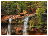 Cascades Tumbling 110 Feet At Emerald Pools, Zion National Park, Utah-Paper Art-50,,X38,,