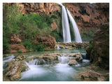 Havasu Creek, Lined With Cottonwood Trees, Havasu Falls, Grand Canyon, Arizona-Paper Art-42,,X32,,