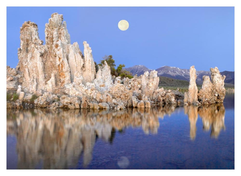 Full Moon Over Mono Lake, California-Paper Art-38,,X27.56,,