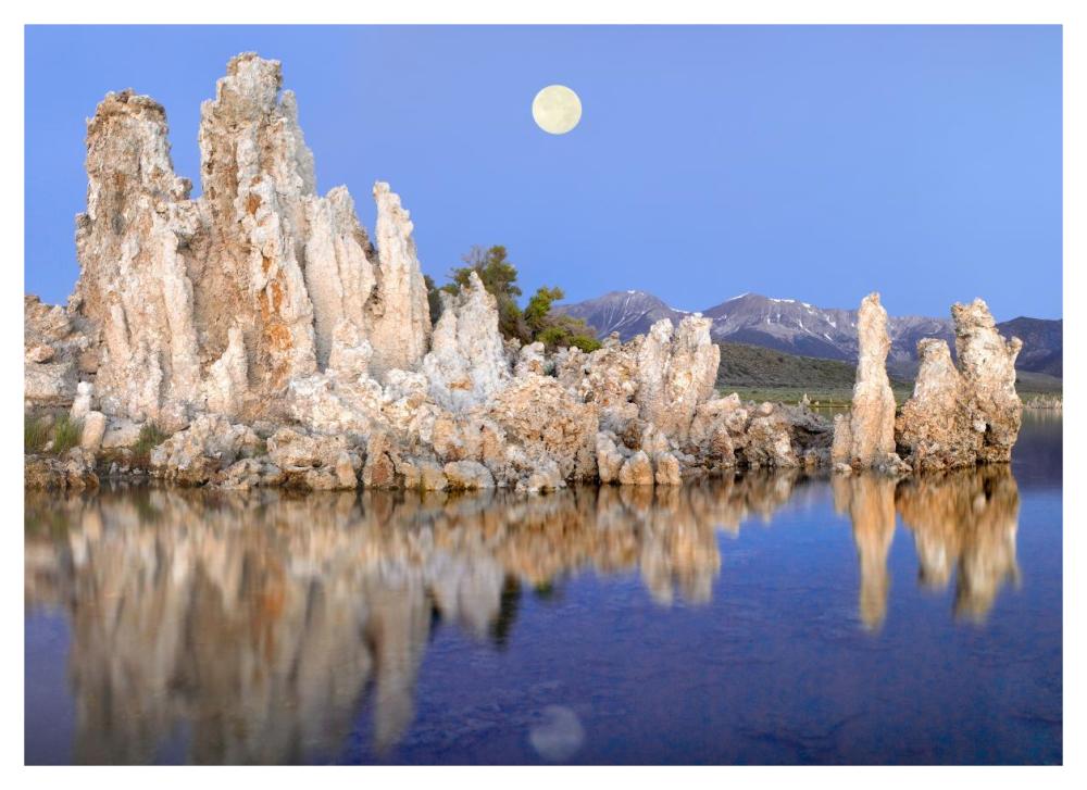 Full Moon Over Mono Lake, California-Paper Art-46,,X33.24,,
