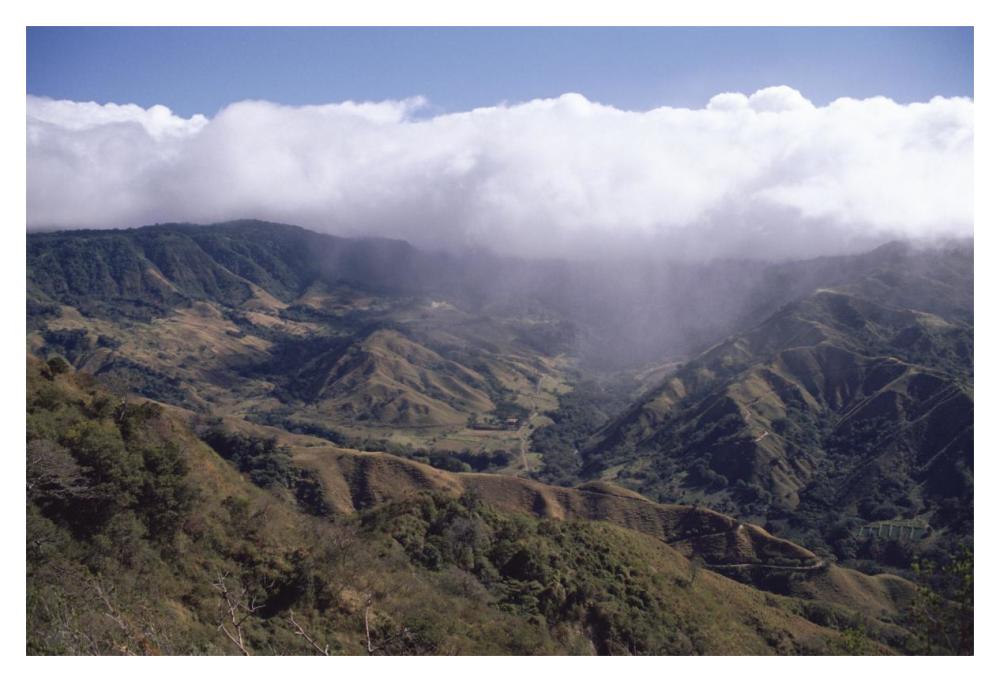 Deforested Hills, Monteverde Cloud Forest Reserve, Costa Rica-Paper Art-20,,X14,,