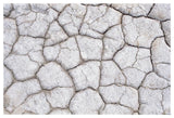 Dry And Cracked Ground Pattern, California-Paper Art-50X34