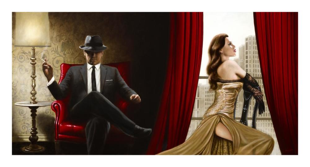 Black Tie, High Heels-Paper Art-26,,X14,,