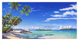 Spiaggia Tropicale-Paper Art-38,,X20,,