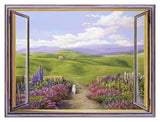 Paesaggio Toscano-Paper Art-18,,X14,,