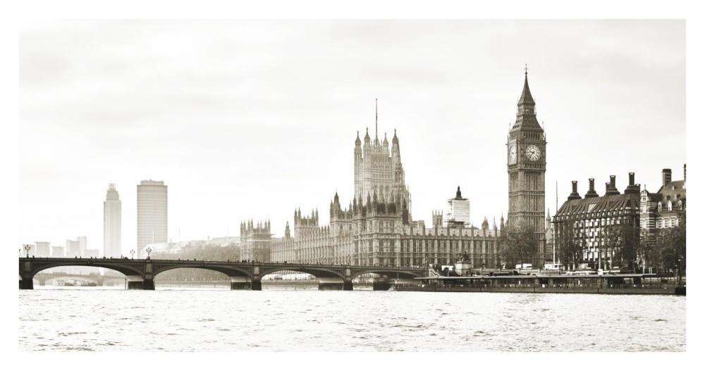 View Of The Houses Of Parliament And Westminster Bridge, London (Detail)-Paper Art-38,,X20,,