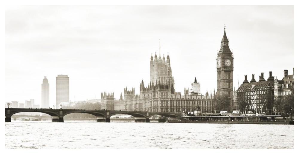 View Of The Houses Of Parliament And Westminster Bridge, London (Detail)-Paper Art-62,,X32,,