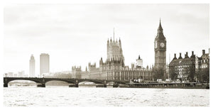 View Of The Houses Of Parliament And Westminster Bridge, London (Detail)-Paper Art-62,,X32,,