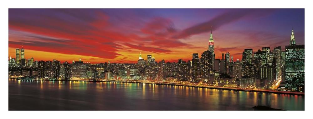 Sunset Over New York (Detail)-Paper Art-38,,X14,,