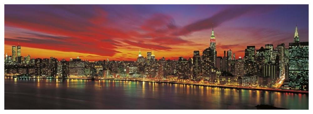 Sunset Over New York (Detail)-Paper Art-74,,X26,,