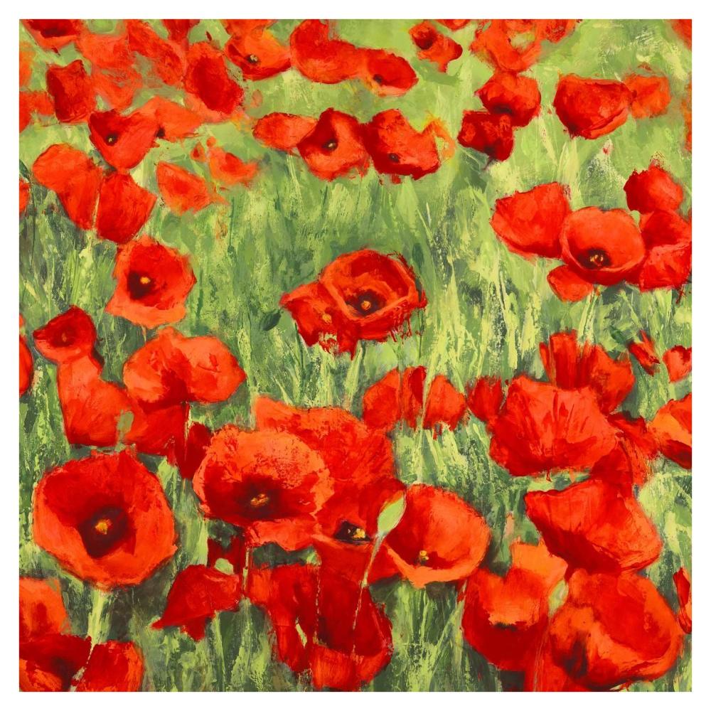 Poppies-Paper Art-38,,X38,,