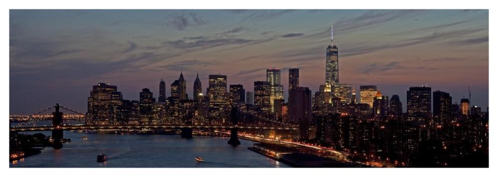 Lower Manhattan At Dusk-Paper Art-56,,X20,,