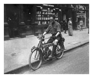 Boy Riding American Bike-Paper Art-24,,X20.26,,