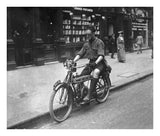 Boy Riding American Bike-Paper Art-24,,X20.26,,