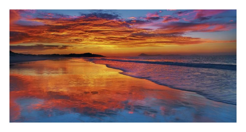 Sunset, North Island, New Zealand-Paper Art-26,,X14,,