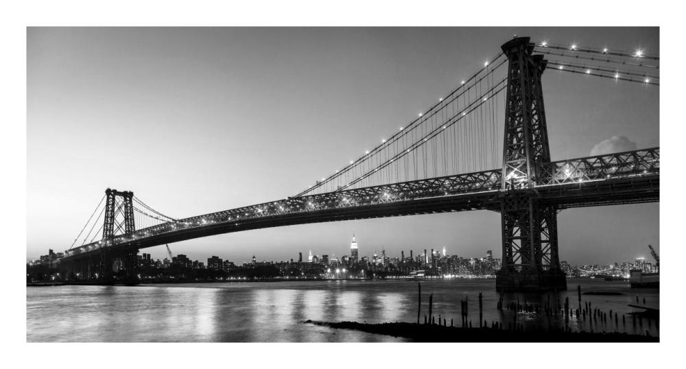 Queensboro Bridge And Manhattan From Brooklyn, Nyc-Paper Art-26,,X14,,