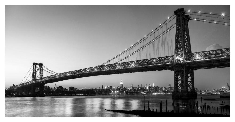 Queensboro Bridge And Manhattan From Brooklyn, Nyc-Paper Art-50,,X26,,