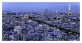 Aerial View Of Paris At Dusk-Paper Art-38,,X20,,