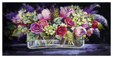 Roses And Lilacs-Paper Art-50,,X26,,