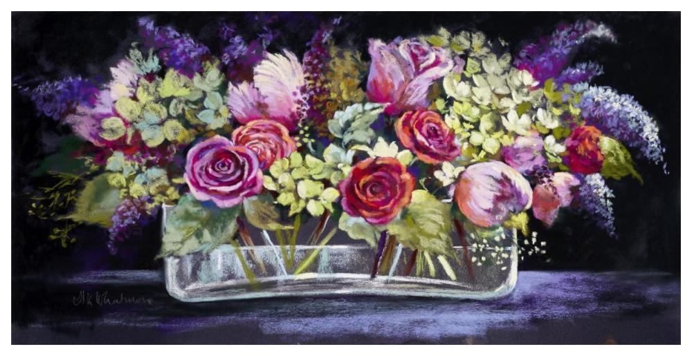 Roses And Lilacs-Paper Art-62,,X32,,