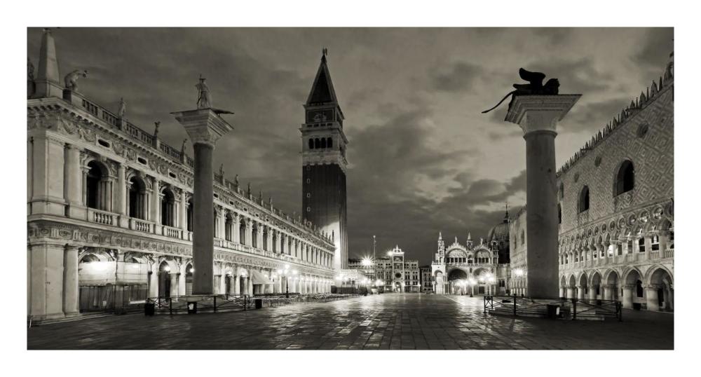 Piazza San Marco, Venice-Paper Art-26,,X14,,
