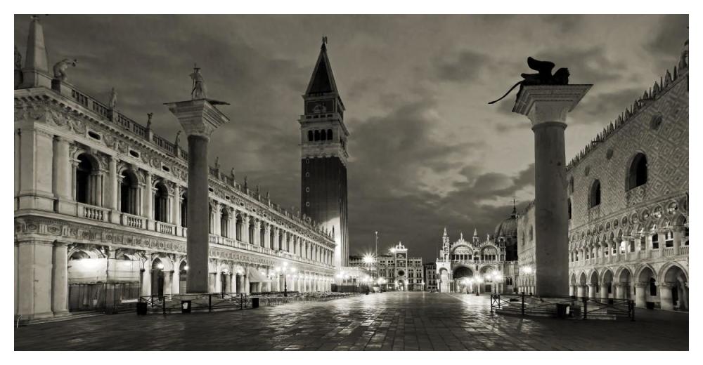 Piazza San Marco, Venice-Paper Art-50,,X26,,