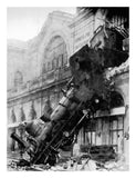 Train Wreck At Montparnasse, Paris, 1895-Paper Art-20,,X26,,